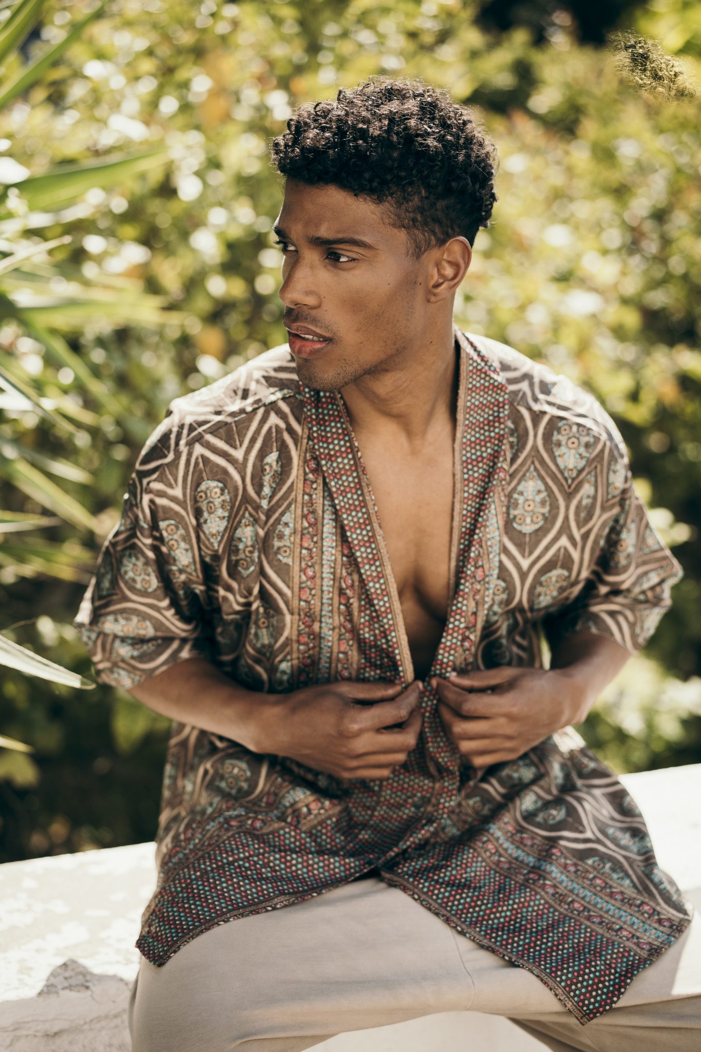 Brown Kimono - Imagen 2